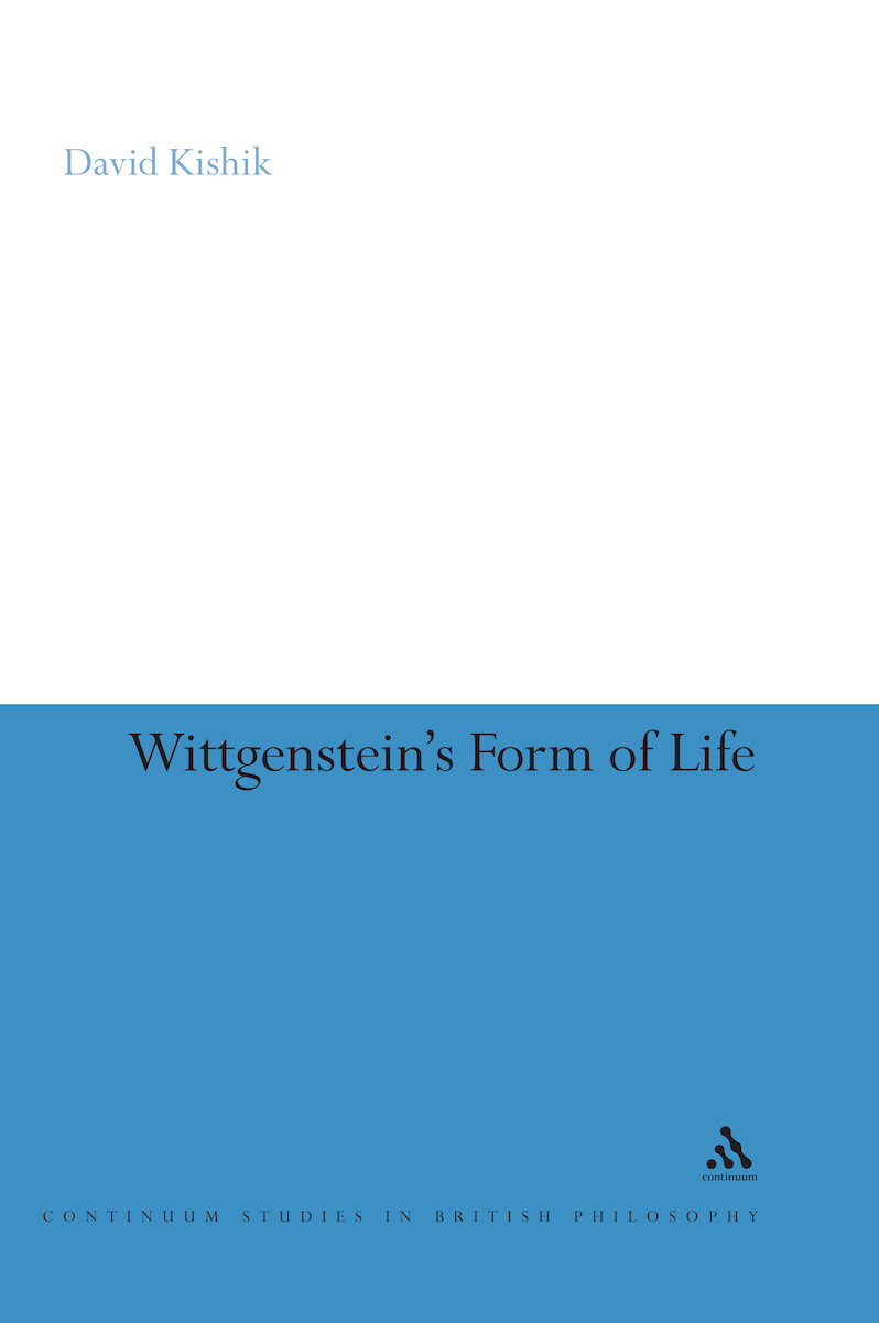Book cover for Wittgenstein's Form of Life by David Kishik