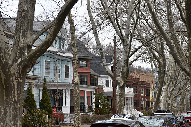 Photo of a neighborhood in Brookline
