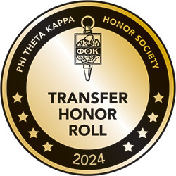 phi theta kappa honor society transfer honor roll seal for 2024