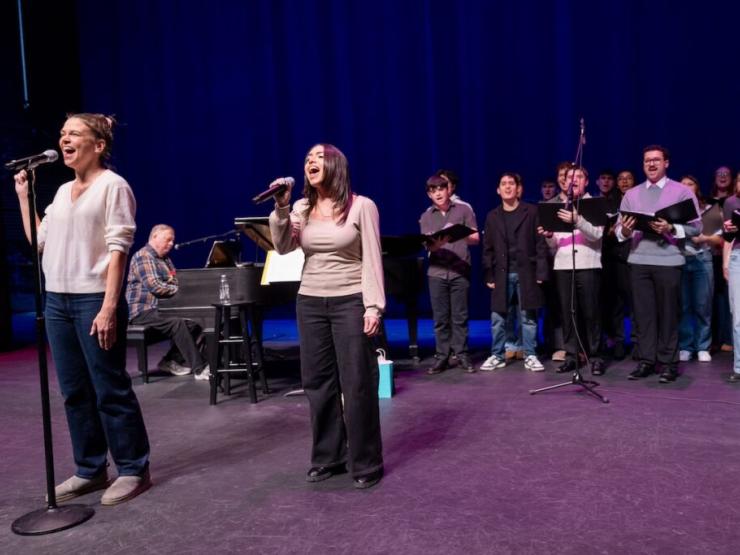 Emersonians Share Stage with Tony Award-Winning Broadway Legend Sutton Foster