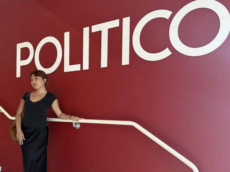 National Press Club Scholarship Helps Lam ’26 Launch Reporting Career in D.C.