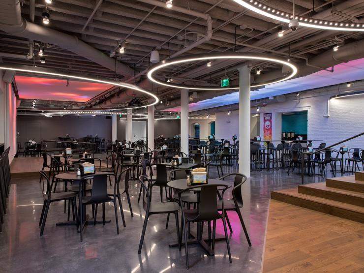 Interior of the Dining Center