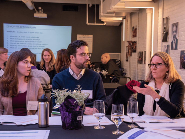 Attendees at the Green Ribbon Commission Higher Education Working Group launch event