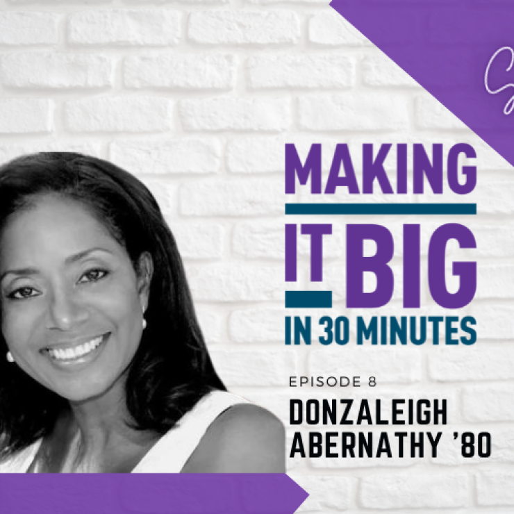 Thumbnail of Donzaleigh Abernathy for the Making it Big in 30 Minutes Podcast