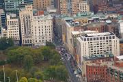 Overview shot of Emerson College Boston campus