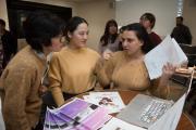 Image of students in discussion