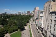 buildings overlooking the Boston Common