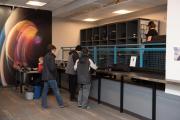 Photo of the lobby of the equipment distribution center