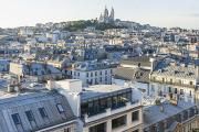Paris College of Art buildings among Paris skyline