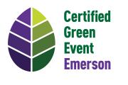 Leaf symbol, Certified Green Event Emerson
