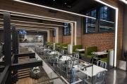 overview shot of dining hall