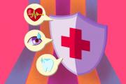health insurance shield graphic