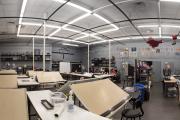 Workspaces inside the Design Technology Studio