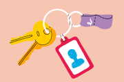 Illustration of keychain