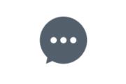 chat bubble with ellipses inside