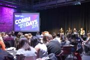 Group of people gathered at a live event