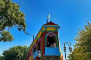 Colorful building in Buenos Aires Argentina