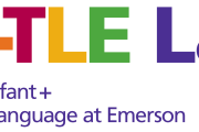 Multicolored logo for the Little Lab, Lab for Infant + Toddler Language at Emerson