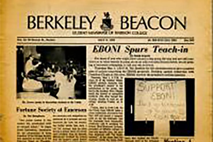 The Newspaper article about improving conditions for black students