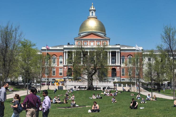 The Massachusetts Capital building