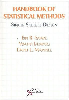 Cover image of Handbook of Statistical Methods: Single Subject Design