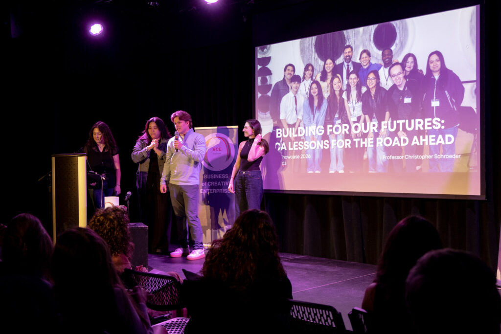 People present on stage