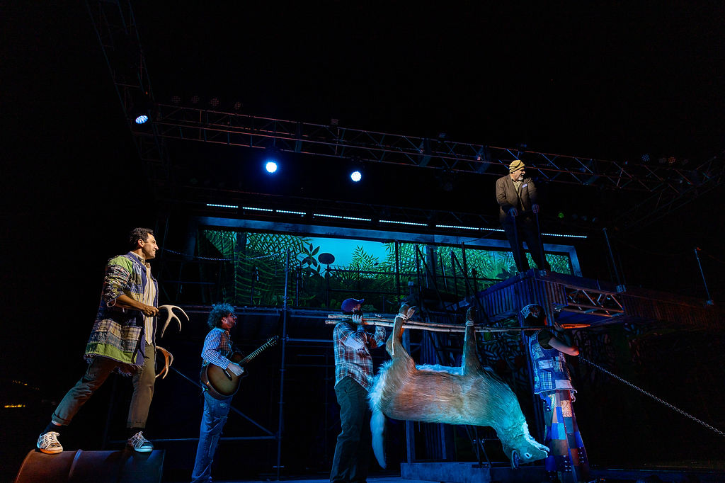 A performance of a Shakespeare play