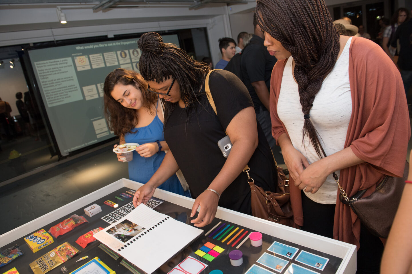 CMAP, Civic Media Art & Practice, Engagement Lab, ELab, grad, graduate students, graduate, Media Art Gallery