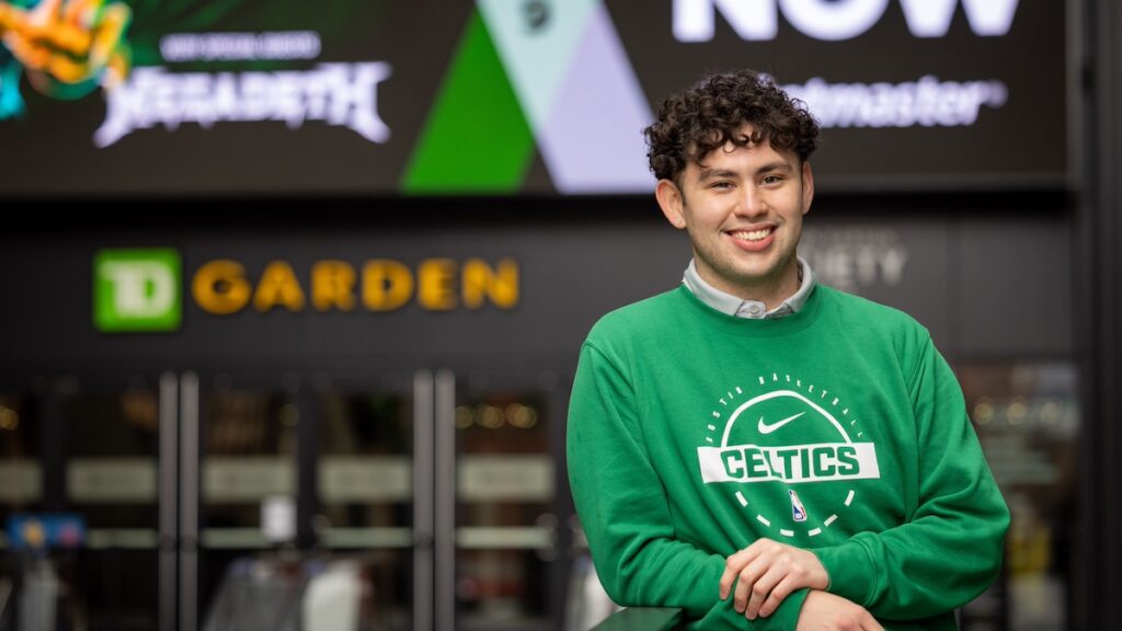Photo of Chris Catubig in front of TD Garden|Chris Catubig|Chris Catubig