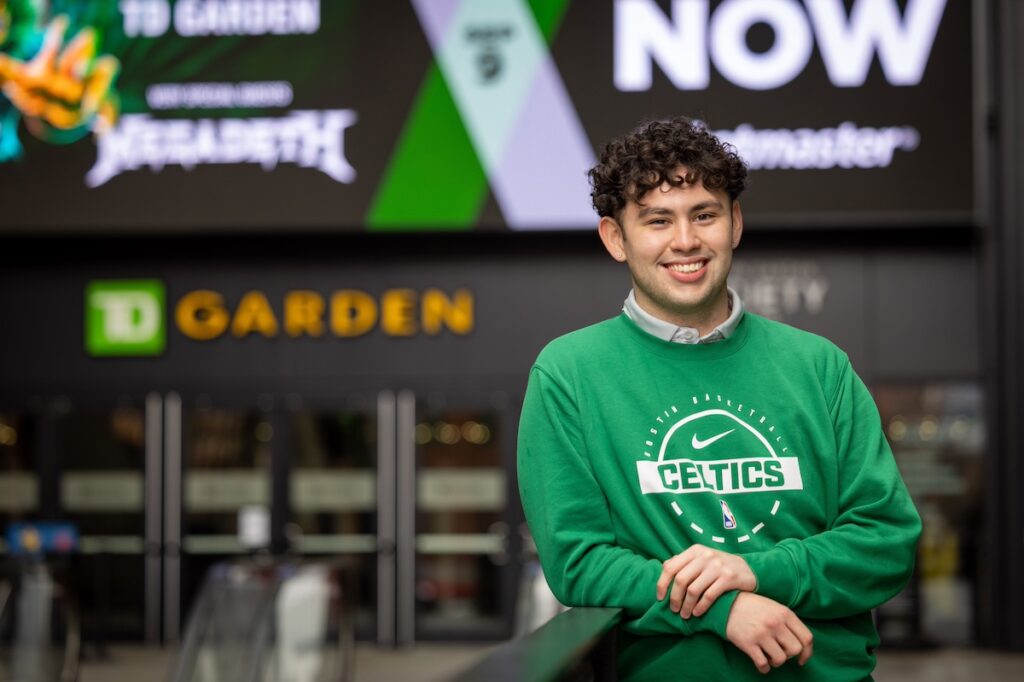 Photo of Chris Catubig in front of TD Garden|Chris Catubig|Chris Catubig