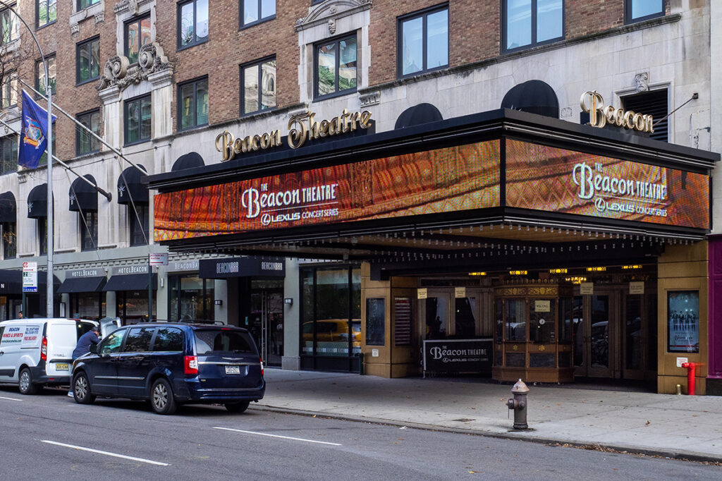 Marquee of the Beacon Theatre