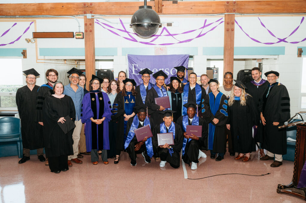 EPI graduates and faculty pose