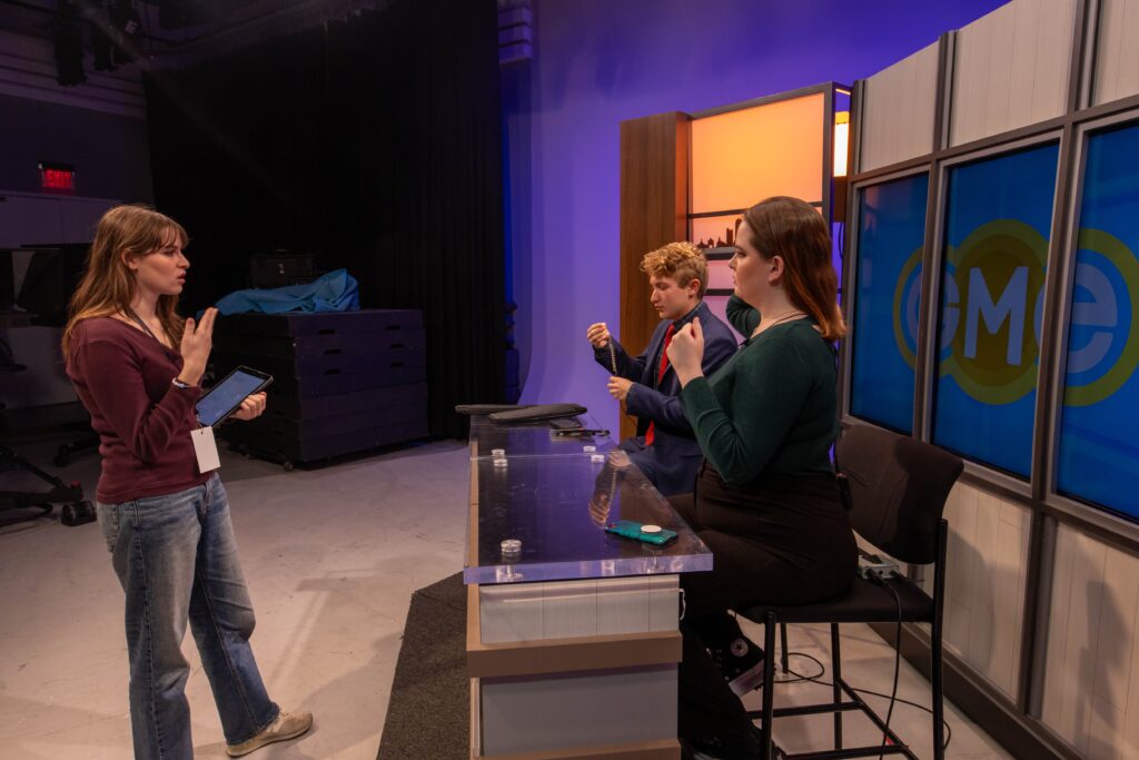 Ruby Brooks speaks with the two co-hosts of the Good Morning Emerson