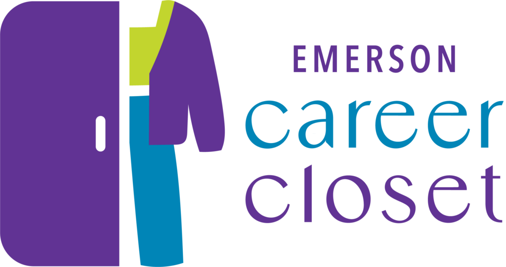 Graphic says Emerson Career Closet