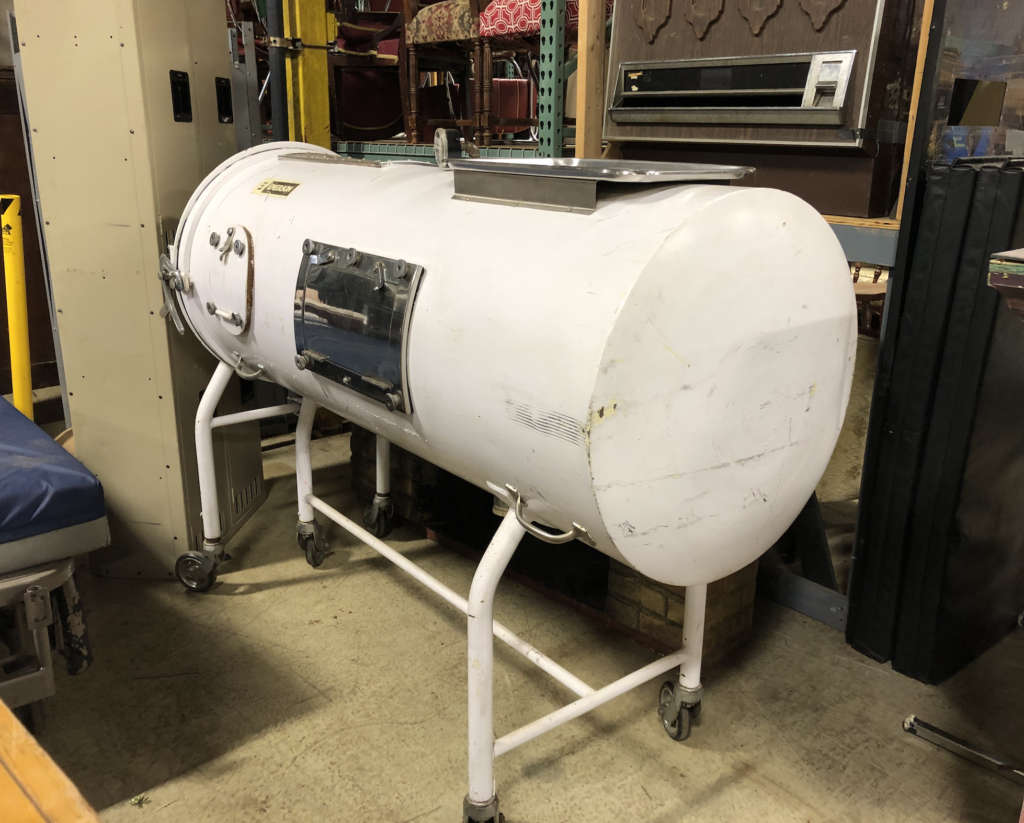 an iron lung