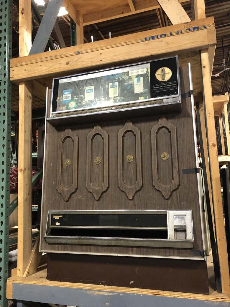 An old cigarette machine