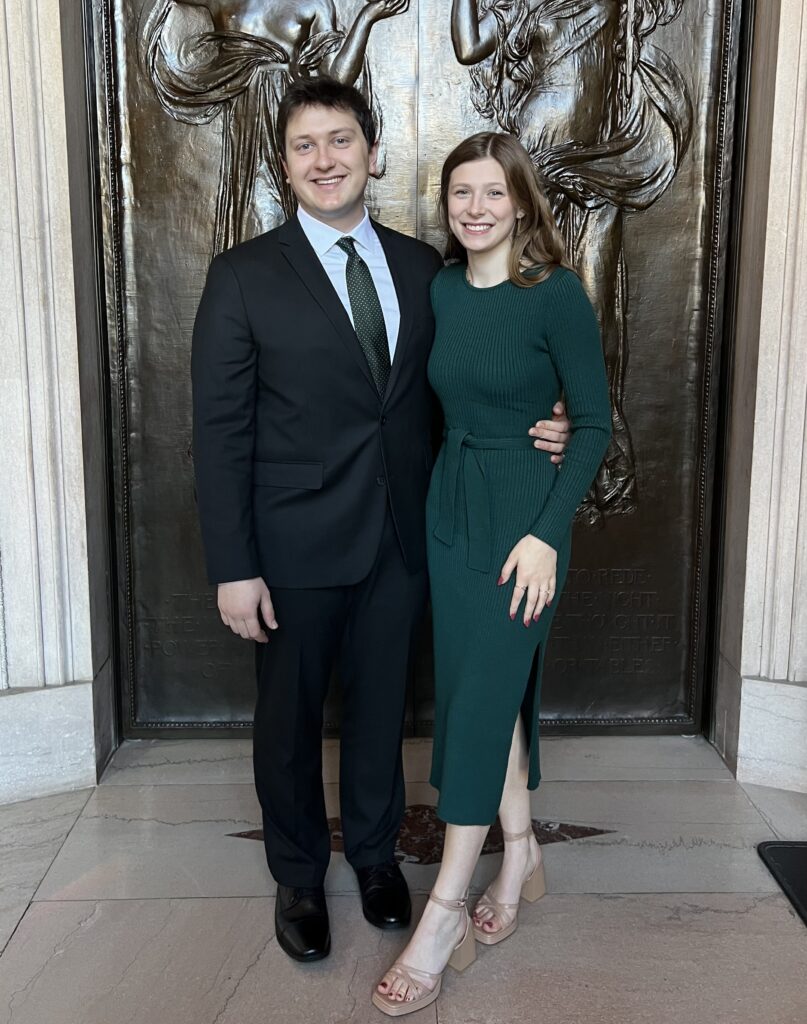 Owen Conti and Elizabeth Apple