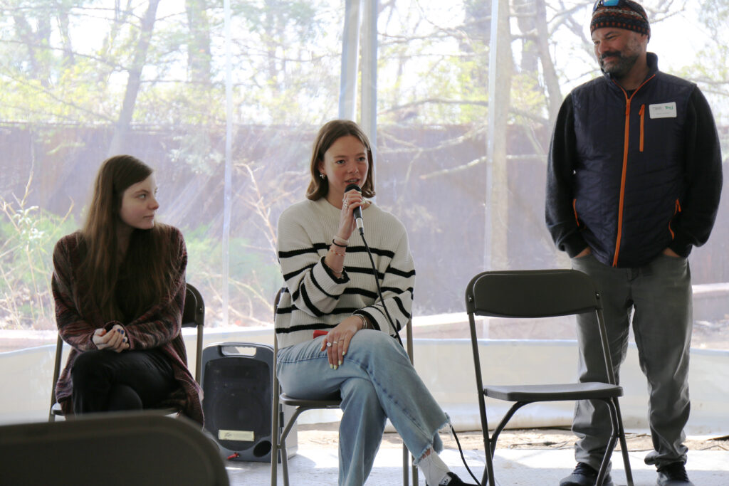 Christine Madden, Julia Rudolph, and Nejem Raheem