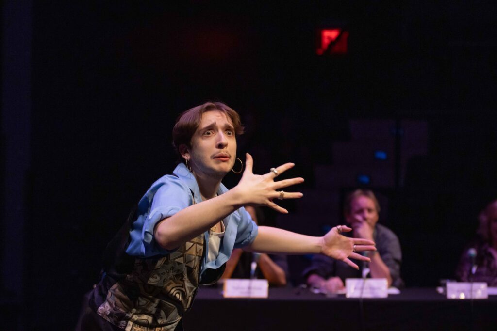Connor Spring performs standup