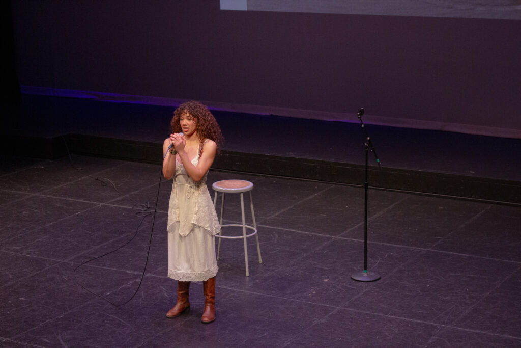 Sophie Canon performs standup