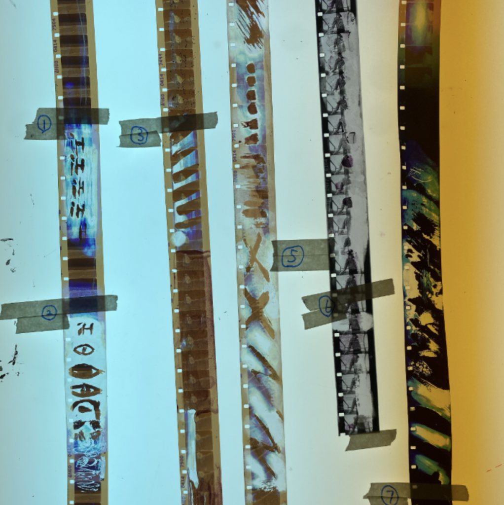 Film on a light board
