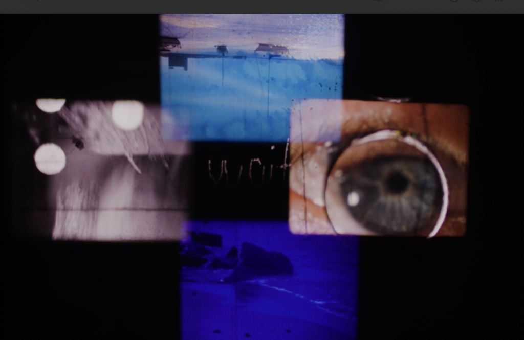 A collage of four images