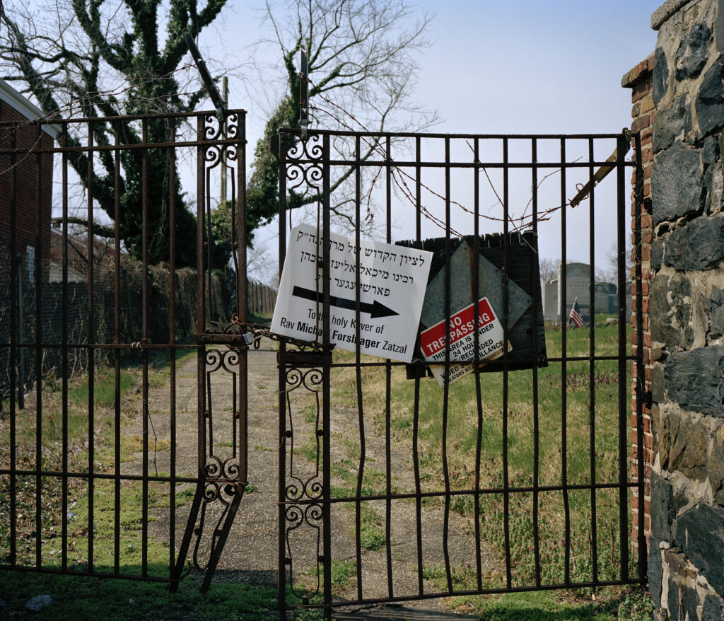 The gate to a cemetery