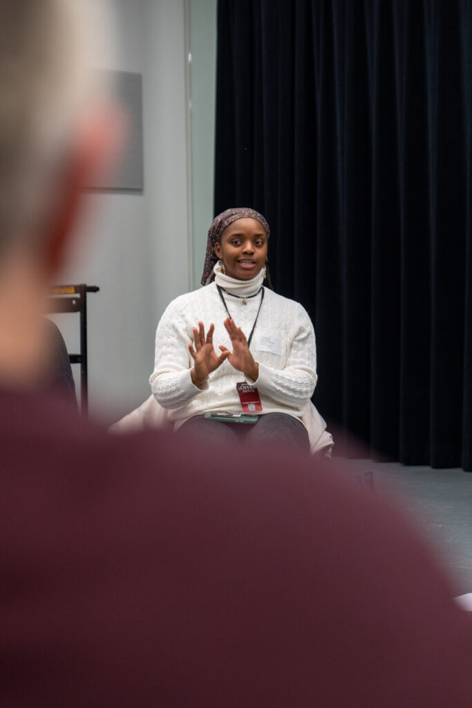 Hawa Kamara speaks