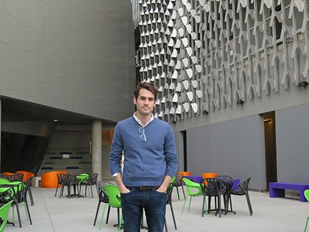 Jim Cummings on terrace at ELA