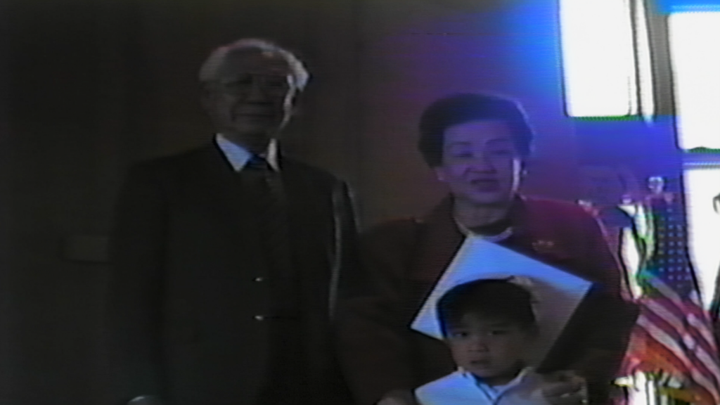 Grandparents with their grandson