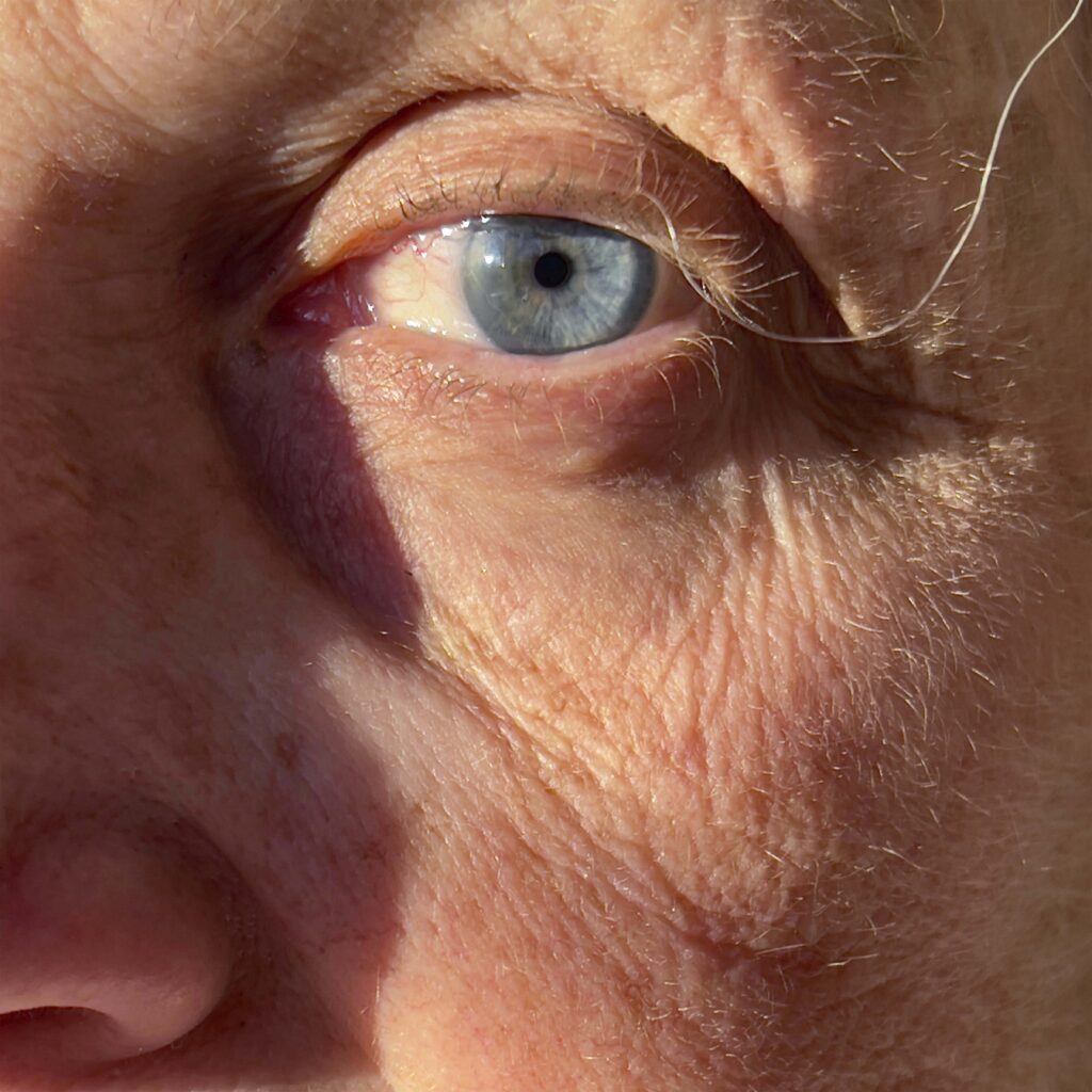 A closeup of an ey