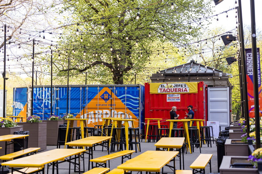 Trucks with Harpoon, El Jefe's Taqueria logos