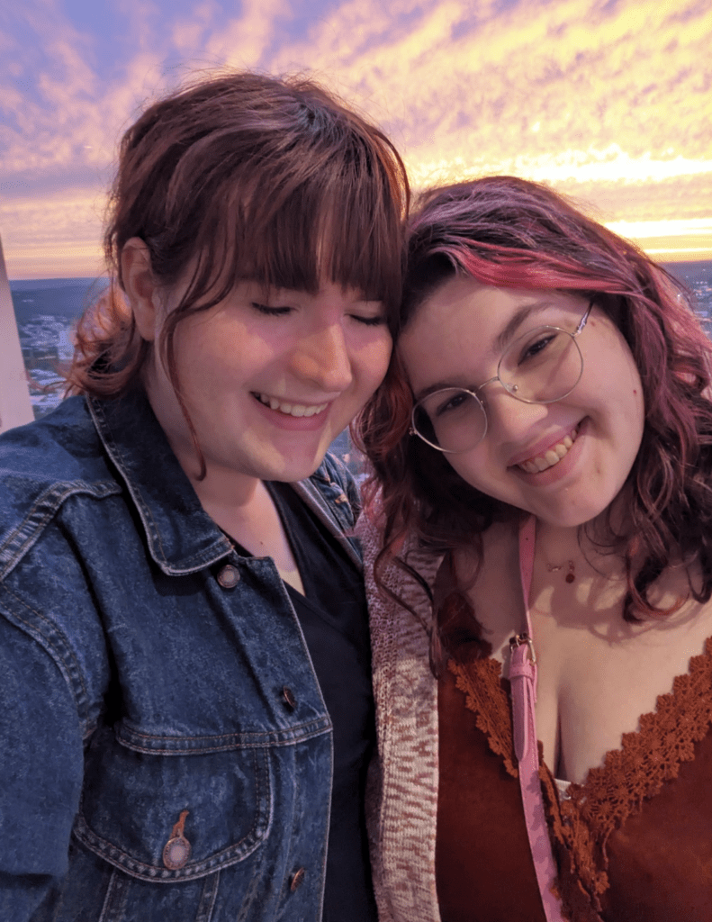 Meghan Corless and Ariel Johnston