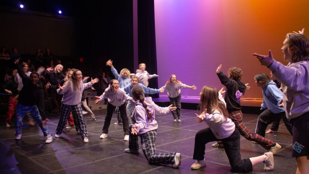 Dancers on stage